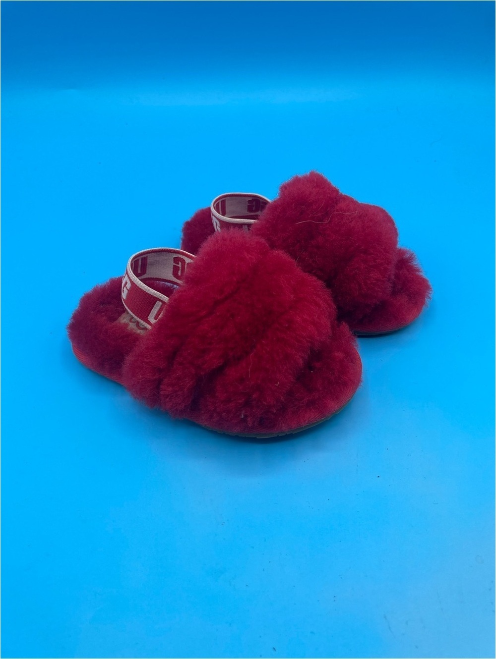 UGG Fluff Yeah Slide Ribbon Red